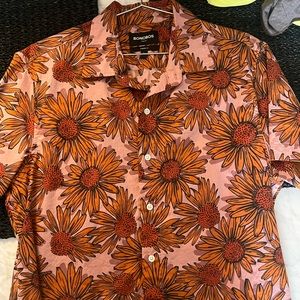 Bonobos short sleeve button down - Slim Fit Large